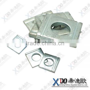 254SMO S31254 1.4547 alloy59 hardware fastener stainless steel square hole washer square hole carriage bolt washer