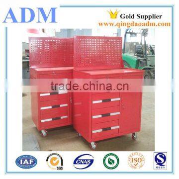 Mobile Roller Tool Cabinet Trolley with door drawers