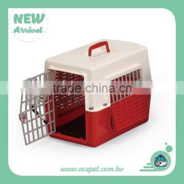 639 Taiwan design Pet product,Dog Cat Transport Cage,3coior Plastic pet carrier