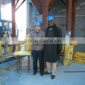 Inorganic fertilizer granulation machine