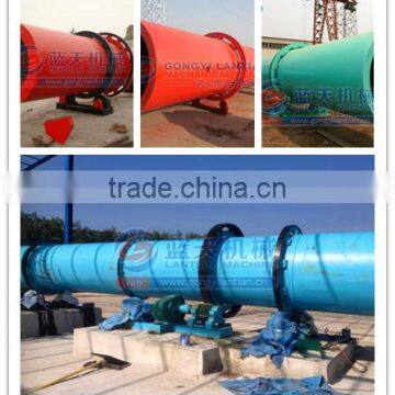 High capacity compact structure industrial rotary drum dryer wood sawdust dryer price