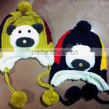 Winter Wool Hats for kids,fashion wool hat for kids with funny animal shape