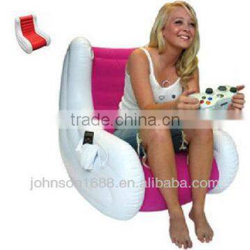 Flocked TPU sofa with radio player