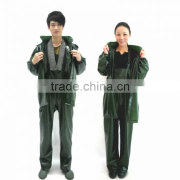 wholesale cheap OEM clear plastic hooded adult men or ladies raincoat