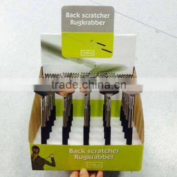 Retractable body scratchback, Stainless steel back-scratcher, max scratch back scratcher