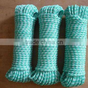 colourful PP braided rope with hank package