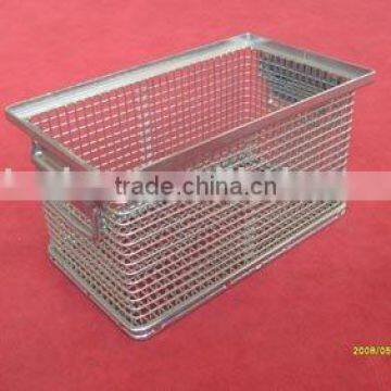 supermarket foldable wire baskets