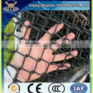 9 Gauge Wire Black Chain Link wire mesh Fencing for The United States Residential Protective and Decorative