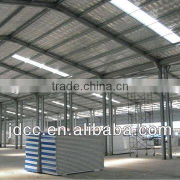 modern light steel structure frame warehouse shed