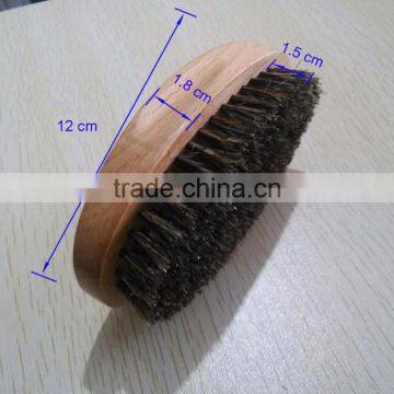 100% Boar Bristles Beard Brush with custom logo