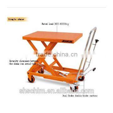 High Quality 1T Double Scissors Hydraulic Motorcycle Electric Lift Table photo-2