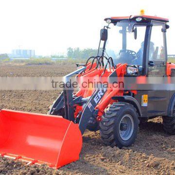 ER10 Everun Mini Farm Front Loader With Wooden Forks/ Drum Folder/ Cutter Head photo-6
