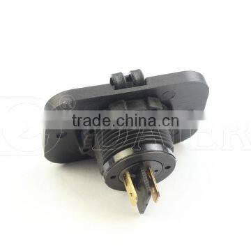 Car/Motorcycle Front One Hole Waterproof 12V Merit Socket + Standard Nut And Merit Cover photo-3