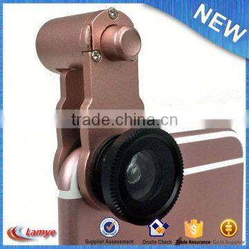 Universal 3 in 1 Mobile Camera Extra Lens 180 Fisheye Wide Macro Lens photo-2