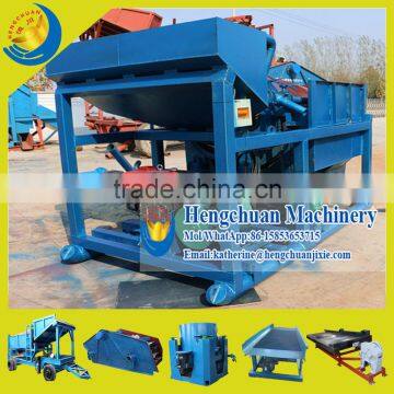 China Supplier Shandong Hengchuan Skid Type Mobile Trommel Gold Washing Plant for Gold Separation