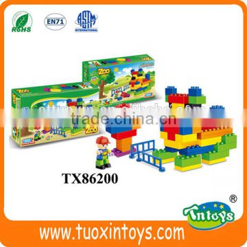 Intelligent plastic blocks toys building block educational toy for kids (100pcs)