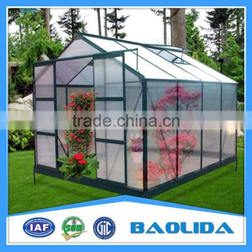 Corrugated plastic roofing sheets for greenhouse