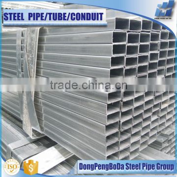 150*350mm hot dipped pre Welding gi square steel pipe standard sizes