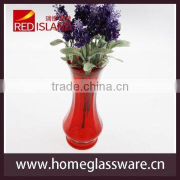 hotsale vintage glass swirled pattern flower bud vase