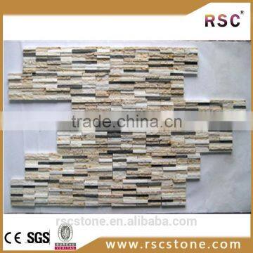 Golden select mosaic wall tile in high quality