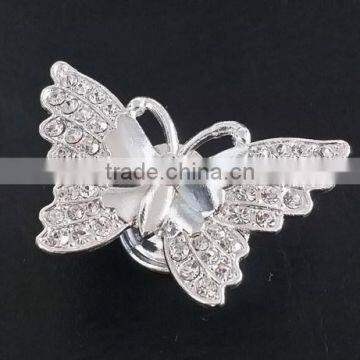 fasion butterfly jewel metal alloy cabinet knobs