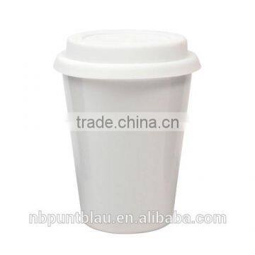 300ml Ceramic Mug With Silicone Lid photo-3
