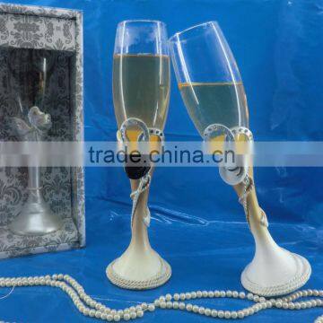 horseshoe champagne toasting flutes cowboy hat toasting flutes cowboy wine glass
