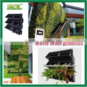Big Outdoor Flower Pots Flora Felt Living Wall Planter Vertical Garden Plastic Flowerpot photo-2