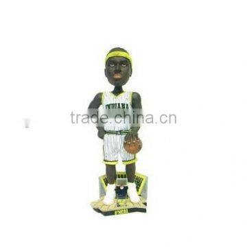 Custom mini figure sports man plastic dashboard bobble head for decoration