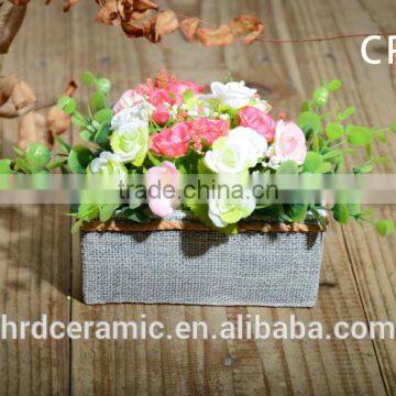 Factory Wholesale Cement Decorative Garden Plant Pots Indoor photo-6