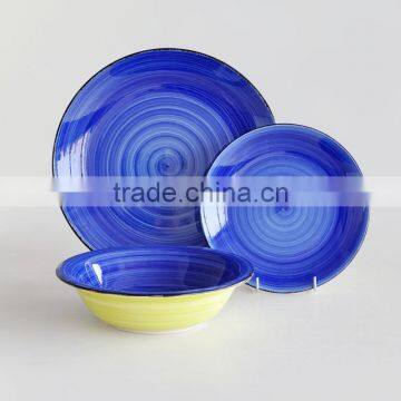 Stoneware Hand Painting Dinner Set,18pcs Ceramic Dinnerware Set With Hand Painting,hand Painted Ceramic Dinnerware Set photo-2