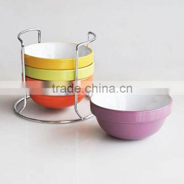 2016 New Design Round Stackable Solid Color Bowl photo-2