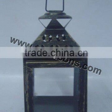 Vintage Outdoor Garden Metal Candle Lantern photo-2