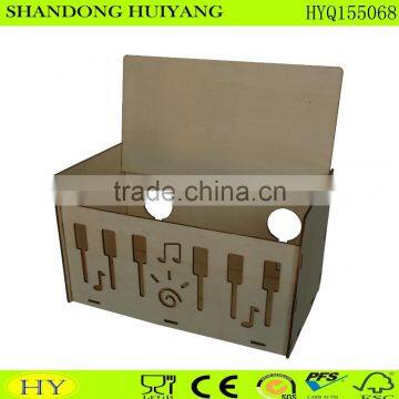 Unfinished Eco-friendly Cheap Wooden Desk Organizer photo-3