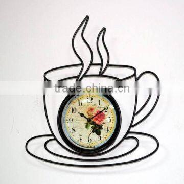 Metal decoration clock