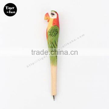 Wholesale Novelty Wooden Bird Ball Pen