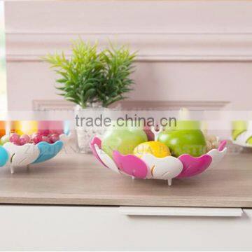 Cheap Plastic Plate Foldable Fruit Plate photo-3