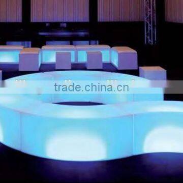 2016 Hot !outdoor Color Changing Led Plastic Benches / Popular Plastic Bench photo-4