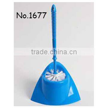 New Design Toilet Brush Plastic Cleaning Brush Sets With Holder and Hook photo-6