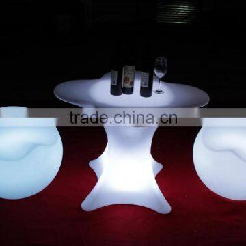 Rental Wholesale Plastic Furniture Led Cocktail Table photo-6