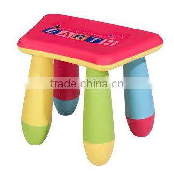 plastic colorful kids study stool