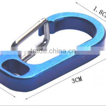 TK-1772 Titanium Alloy Mini Quick Release Snap Hook Keychain Carabiner photo-3