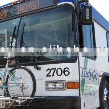 2014 Used Stainless Steel bus RV Dual front bike rack(ISO approved)