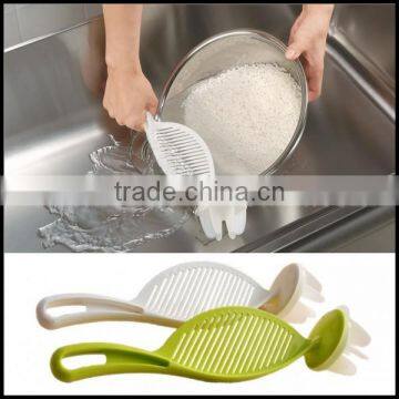 Good quality wash the rice stick/device Manufacturer,OEM eco-friendly pp kitchen washing rice tools for sale,wash rice stick