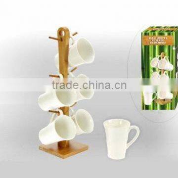 2017 Wholesale Bamboo Cup Hanger Rack Made From MANUFACTURER photo-1