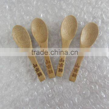 Wholesale Mini spoon/8CM bamboo cute spoon with logo