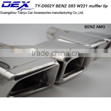 Tianyu DEX Auto Tuning SS304 B-enz Amg S63 W221 Exhaust Pipe Tail Tip photo-2