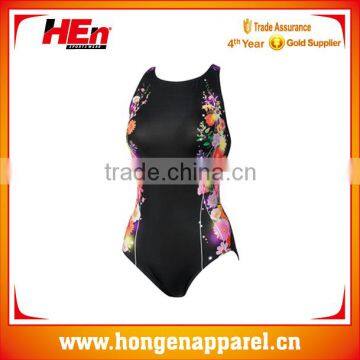 Hongen active sexy girls swim suit stylish oem service /hot sexy school girl suit