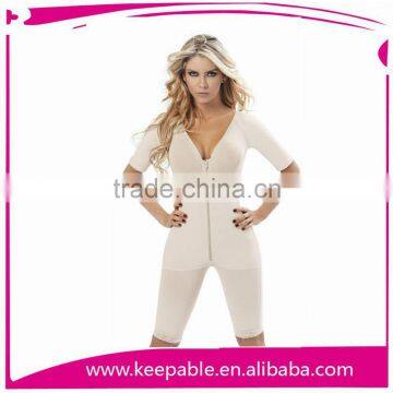 2015 hot selling long sleeve body shaper corset with pants with leggings