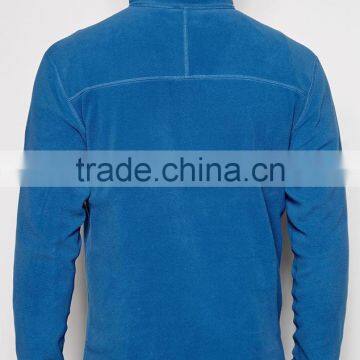 100% Polyester 1/4 Zip Fleece Funnel Neck Sweater photo-4